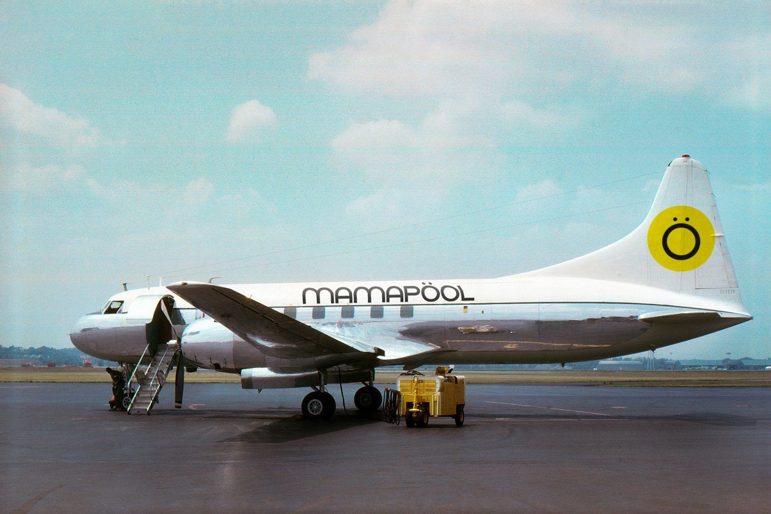 airliner Convair CV240 1965, retro